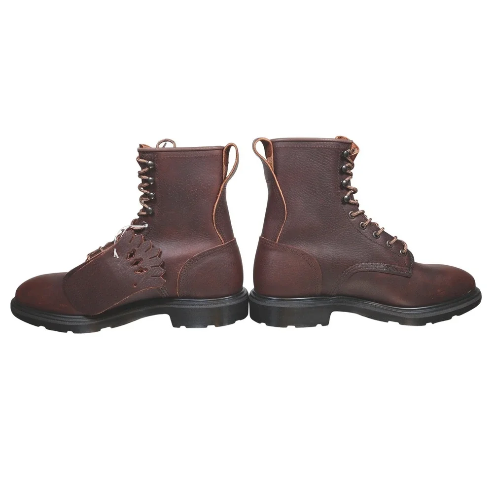 Red Wing 931 Work Boots Mens 9.5 Brown Leather SuperSole USA Made Deadstock